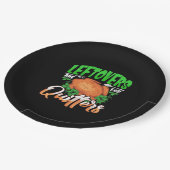 Lebensleftovers sind für Quitys - Erntedank Christ Pappteller (Schrägansicht)