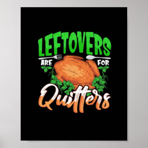 Lebensleftovers sind für Quitys - Erntedank Christ Poster