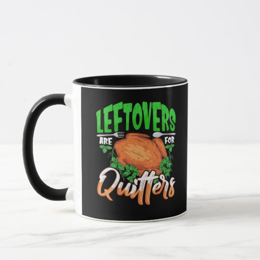 Lebensleftovers sind für Quitys - Erntedank Christ Tasse (Links)