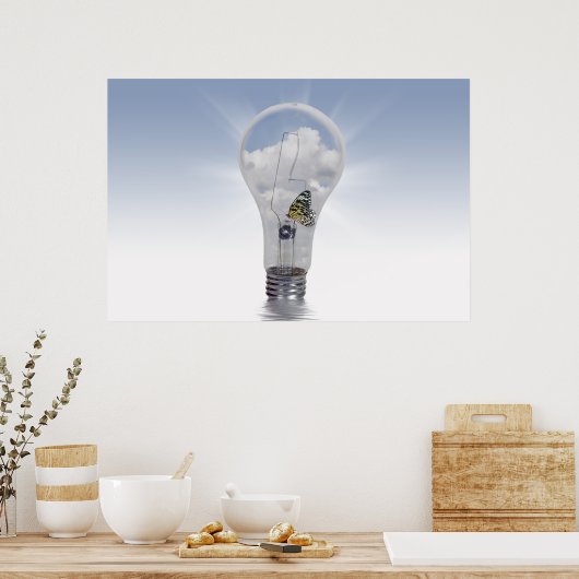 Lebenslicht Poster (Küche)