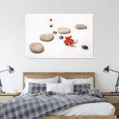 Lebenslinien und Liebe Leinwanddruck (Insitu (Schlafzimmer))