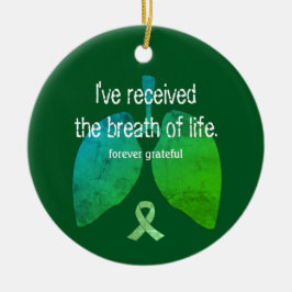 Lebenslungentransplantation Keramik Ornament