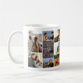 Lebenslust mit 14 Foto Collage Holz Panel Kaffeetasse (Links)