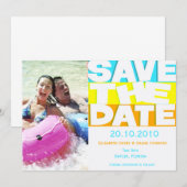 Lebenslustige - Save the Date Karte (Vorne/Hinten)