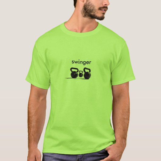 lebenslustiger Typ T-Shirt (Vorderseite)