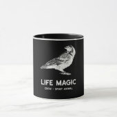 Lebensmagie-Krähe-Geist-Tier Tasse (Zentrum)