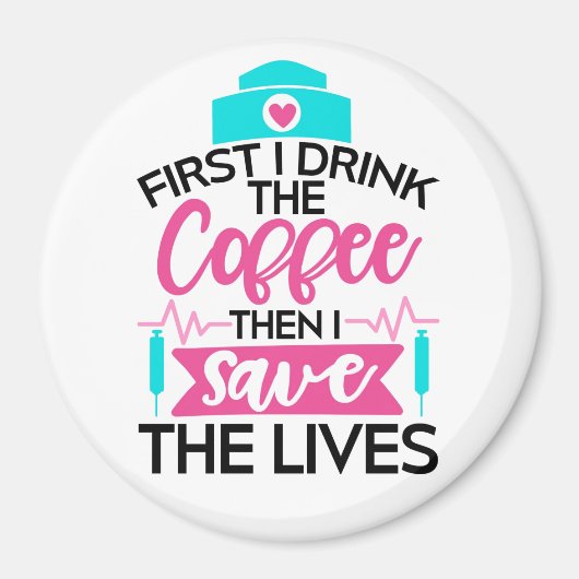 Lebensmagnet für Pflege Magnet (Vorne)