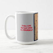 Lebensmantra Kaffeetasse (Links)