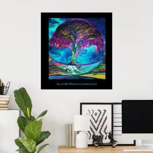 Lebensmeditation Poster (Heimbüro)