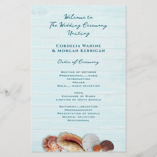 Lebensmeere erschwingliches Programm Blaues Holzde (Vorderseite)