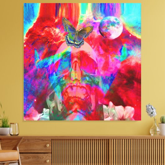 Lebensmetamorphose Leinwanddruck (Insitu (Wohnzimmer))