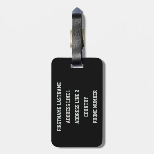 Lebensmitte-Kreuzer Lux-Gewohnheits-Gepäckanhänger Gepäckanhänger (Rückseite vertikal)