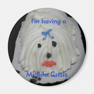 Lebensmitte-Krisen-Magnet Magnet