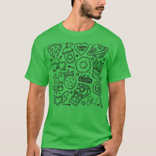 Lebensmittel Abstrakt T-Shirt
