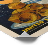 Lebensmittel auf Basis von Vintag Mais Poster (Ecke)