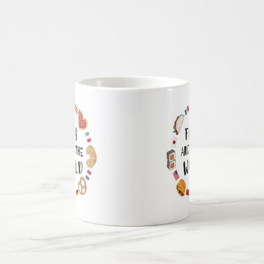 Lebensmittel auf der ganzen Welt Kaffeetasse (Mittel)