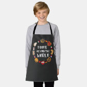 Lebensmittel auf der ganzen Welt Schürze (Getragen)