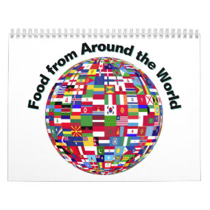 Lebensmittel aus dem Weltkalender Kalender