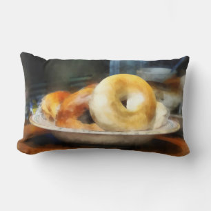 Lebensmittel - Bagels zu verkaufen Lendenkissen