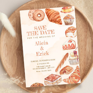 Lebensmittel Brot Gebäck Kunst Hochzeit Save The Date