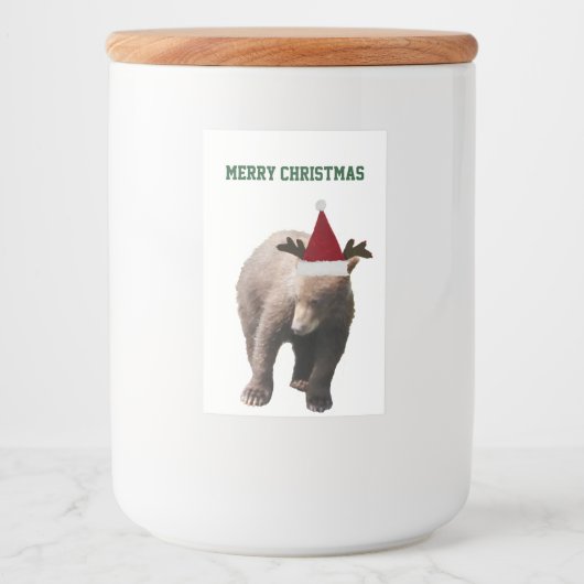 Lebensmittel-Container-Etikett 2x3 Bärenkuppe Lebensmitteletikett (Vorderseite)