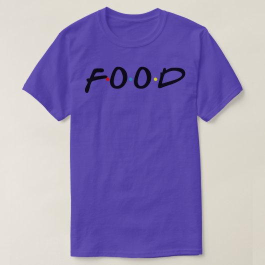 Lebensmittel Coole Typografie T-Shirt (Design vorne)