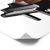 Lebensmittel der Liebe - Shakespeare-Zitat Poster (Ecke)