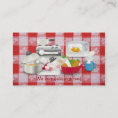 Lebensmittel der Mama Telefonnummerkarte (Rückseite)