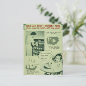 Lebensmittel der Natur - Vintag Postkarte (Stehend Vorderseite)