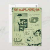 Lebensmittel der Natur - Vintag Postkarte (Vorne/Hinten)