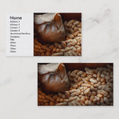 Lebensmittel - Erdnüsse Visitenkarte (Vorne/Hinten)