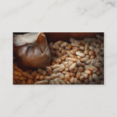 Lebensmittel - Erdnüsse Visitenkarte (Rückseite)