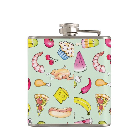 Lebensmittel Flachmann (Rückseite)