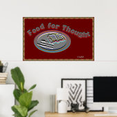 Lebensmittel für gedachte Plakate-2 Poster (Heimbüro)