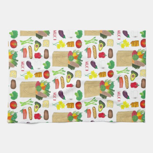 Lebensmittel für Großhandel Obst und Gemüse Geschirrtuch (Horizontal)