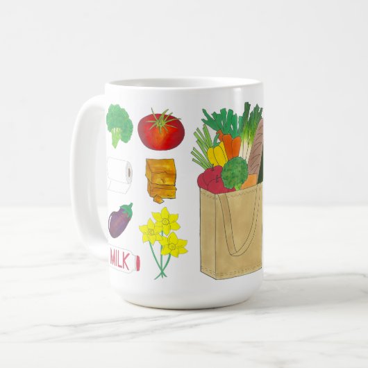 Lebensmittel für Großhandel Obst und Gemüse Kaffeetasse (Vorderseite Links)