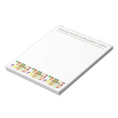 Lebensmittel für Großhandel Obst und Gemüse Notizblock (Rotiert)