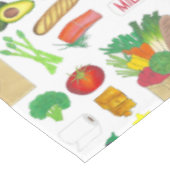Lebensmittel für Großhandel Obst und Gemüse Tischdecke (Schrägansicht)