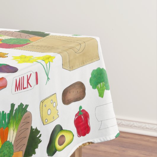 Lebensmittel für Großhandel Obst und Gemüse Tischdecke (Beispiel)