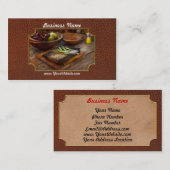 Lebensmittel - Gemüse - Gartenvielfalt Visitenkarte (Vorne/Hinten)