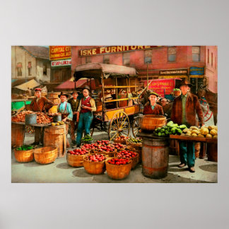 Lebensmittel - Gemüse - Indianapolis-Markt 1908 Poster