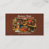 Lebensmittel - Gemüse - Indianapolis-Markt 1908 Visitenkarte (Vorderseite)