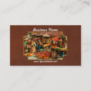 Lebensmittel - Gemüse - Indianapolis-Markt 1908 Visitenkarte