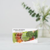 Lebensmittel | Gemüse Visitenkarte (Stehend Vorderseite)