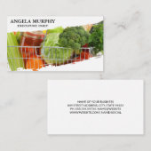 Lebensmittel | Gemüse Visitenkarte (Vorne/Hinten)