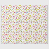 Lebensmittel Geschenkpapier (Flach)