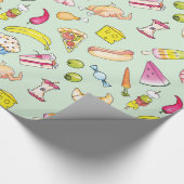 Lebensmittel Geschenkpapier (Ecke)