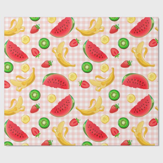 Lebensmittel Geschenkpapier (Flach)