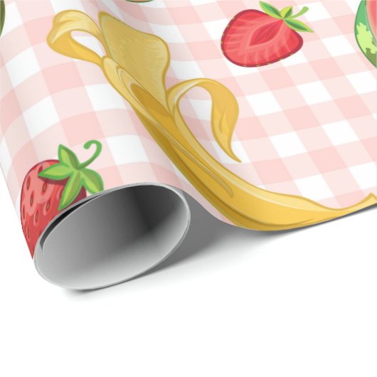 Lebensmittel Geschenkpapier (Rolleneckpunkt)