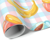 Lebensmittel Geschenkpapier (Rolleneckpunkt)